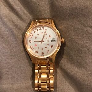 Marvin Swiss Made Rose Gold Watch